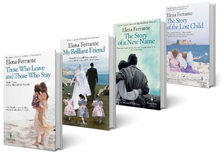 Author Elena Ferrante's book covers are causing a twitter storm.