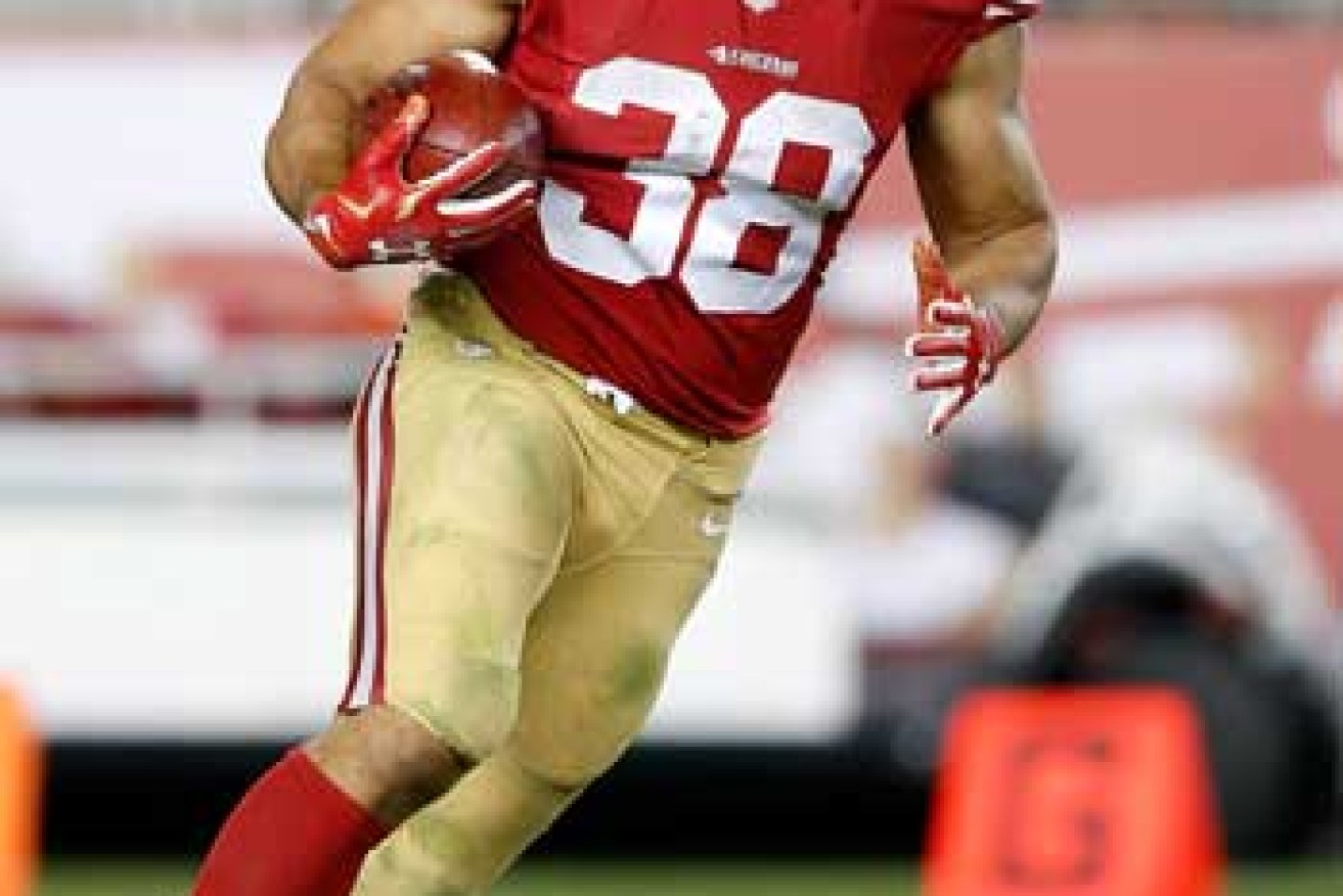 Hayne finished pre-season with the highest average yards (7) per rush, carrying the ball 175 yards from 25 carries. Photo: Getty