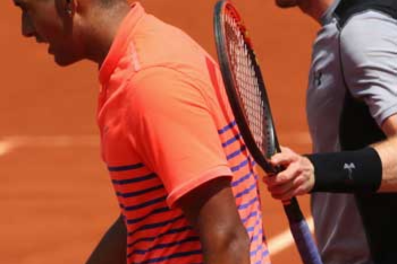 Andy Murray ended Nick Kyrgios' run at Roland Garros. Photo: Getty