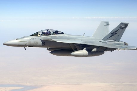 RAAF blows up IS troop carrier in Syria