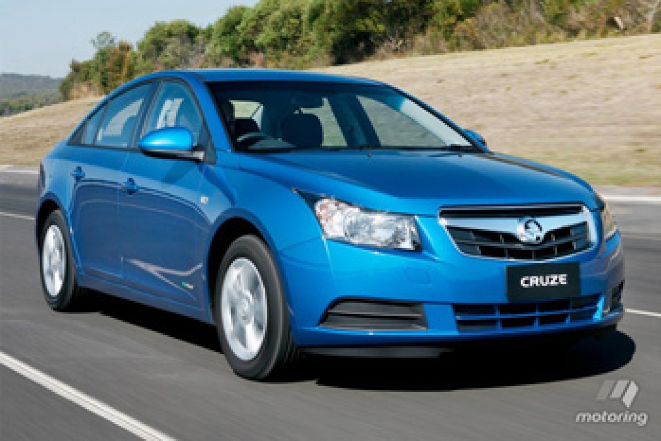 The Holden Cruze was awarded a "safety pick" award for small cars.