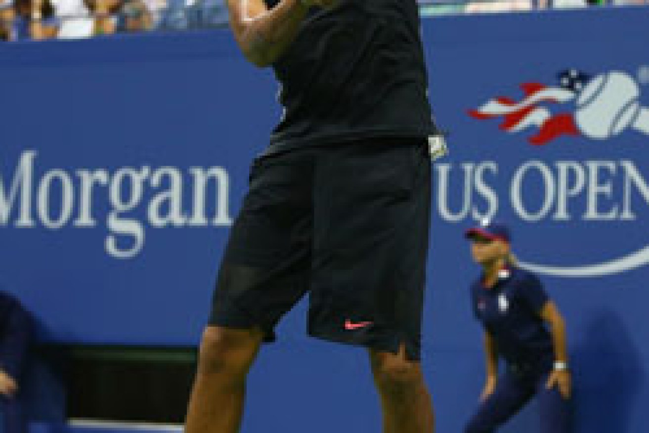 Kyrgios at least fought well in the third set. Photo: Getty