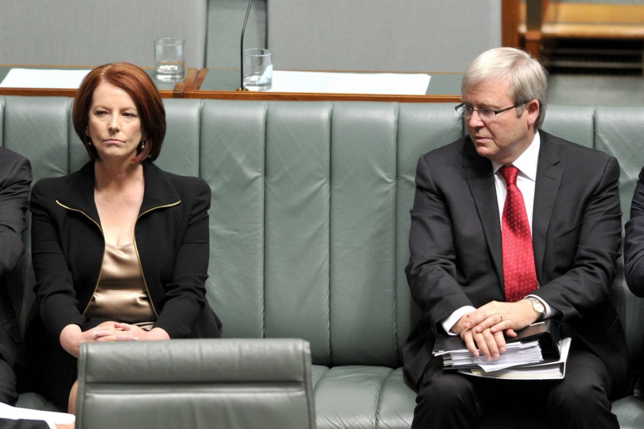 Labor PMs Kevin Rudd and Julia Gillard were both victims of the "killing season". Photo: AAP