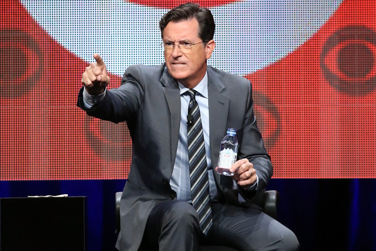 Stephen Colbert has refused to apologise for his routine on The Late Show.