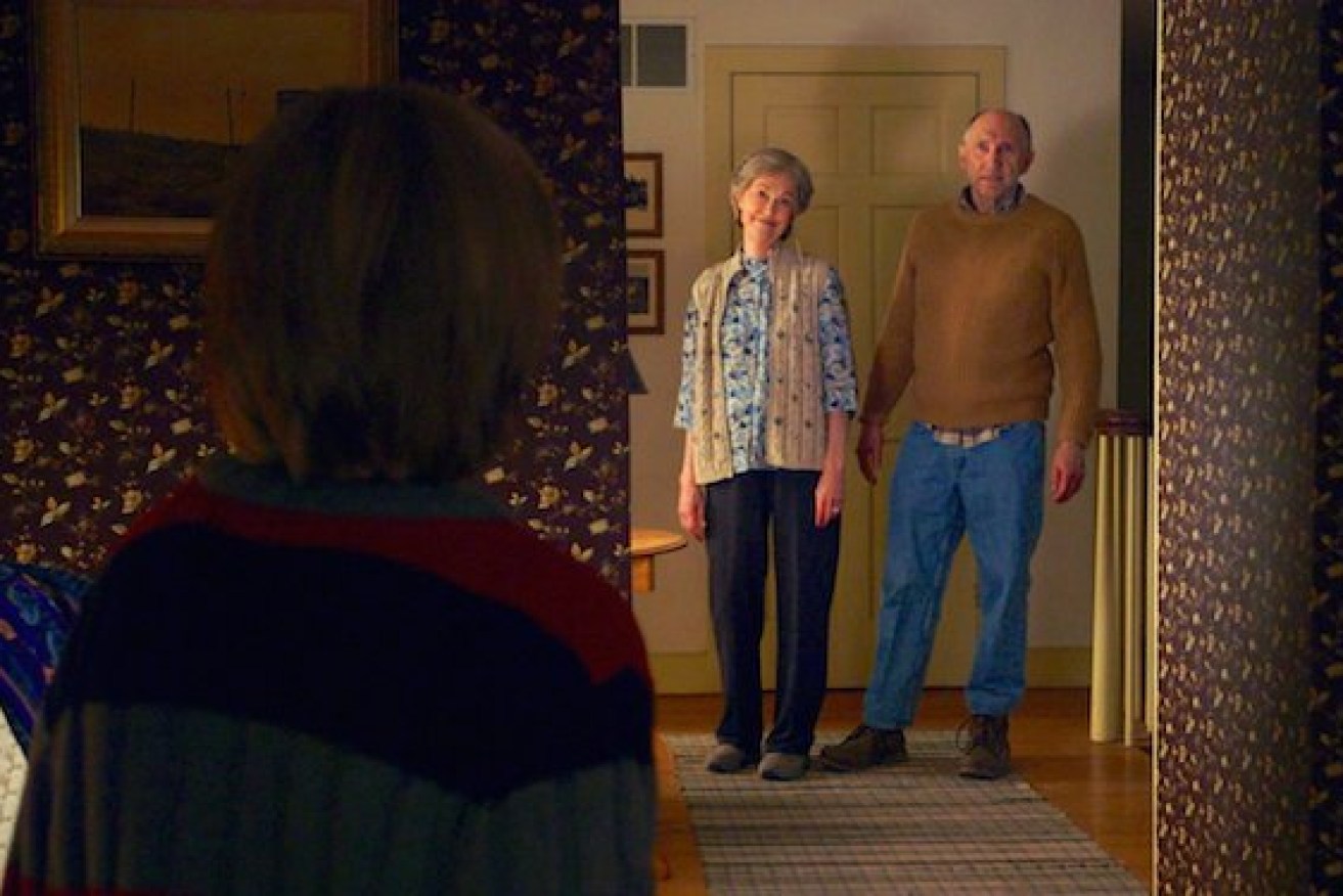 Deanna Dunagan and Peter McRobbie play the disturbed grandparents.
