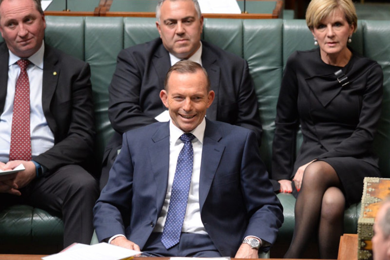 Mr Abbott has walked in eight previous poll results. Photo: AAP