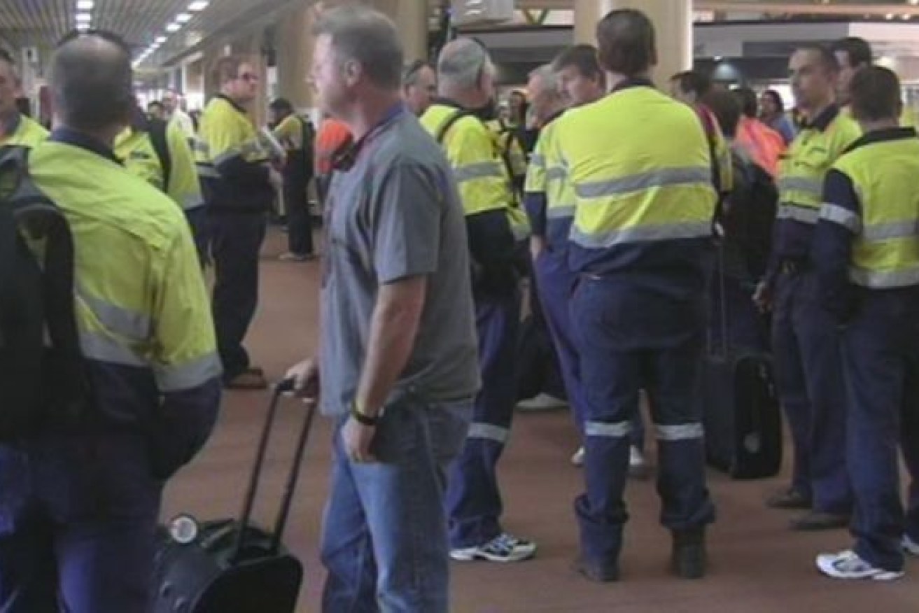Travel plans for FIFO mine workers in WA have been thrown into disarray by a pilot strike.