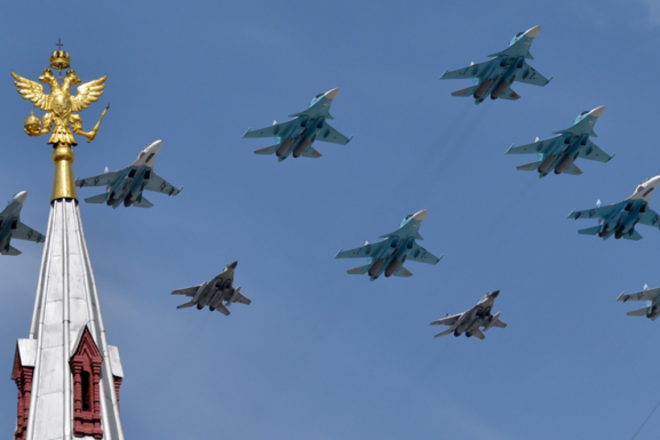 Russian warplanes.