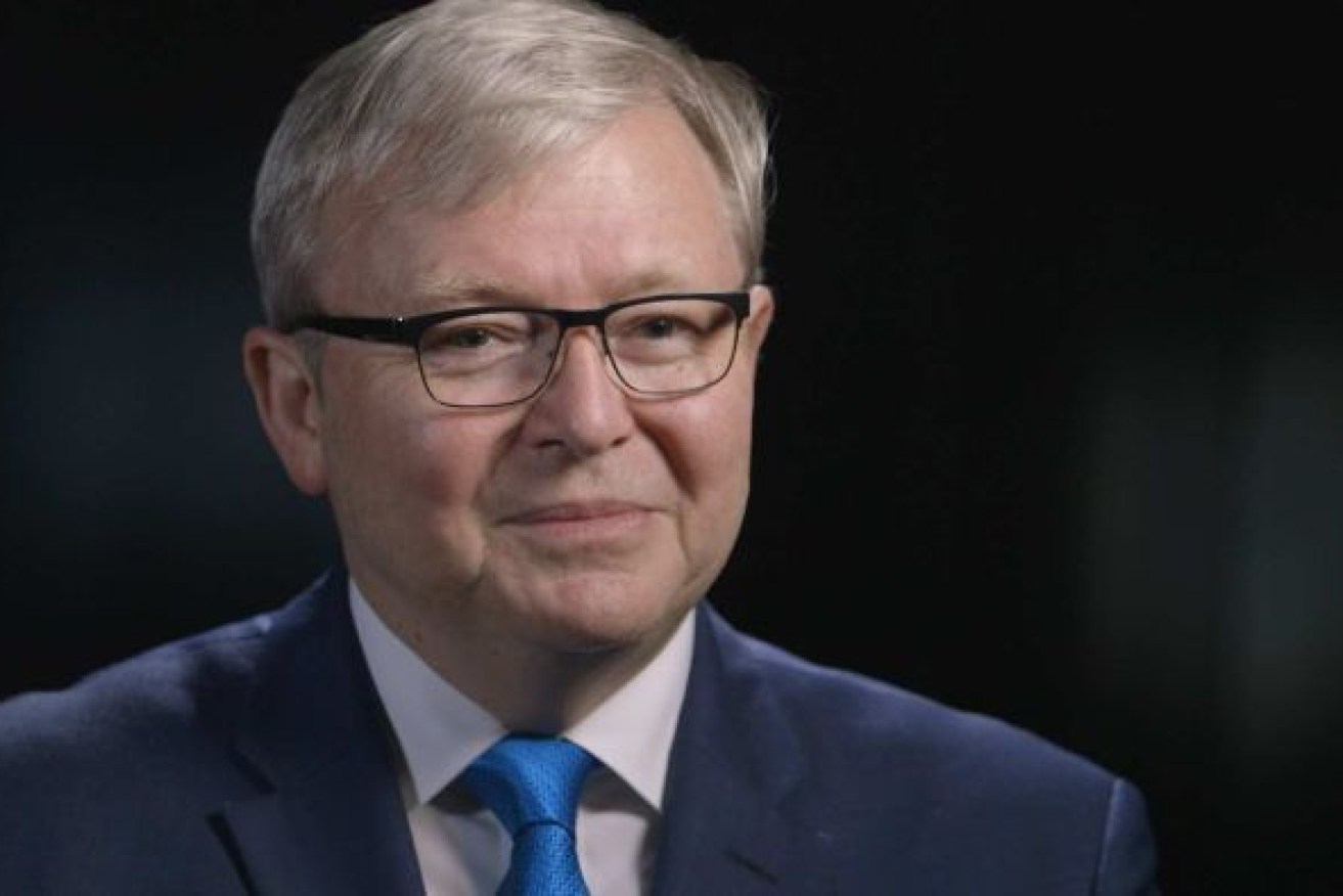 Kevin Rudd has also said  Australia should recognise Palestine.