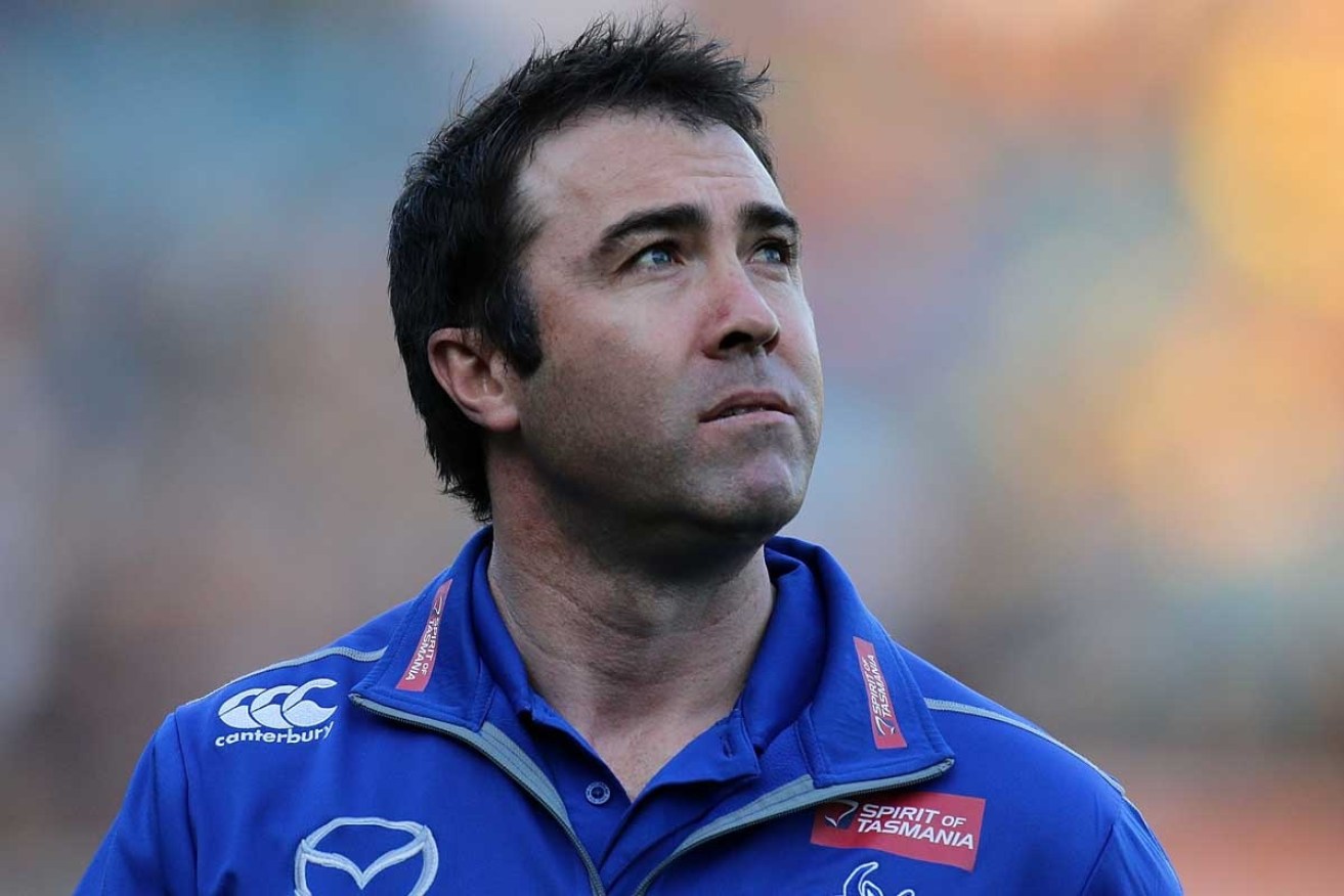 Brad Scott is set to end his tenure as North Melbourne coach. 