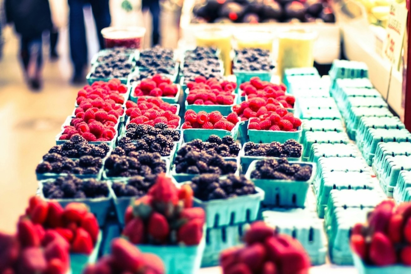 If it's not fresh and local, you won't find it at a farmers' market. Photo: Getty