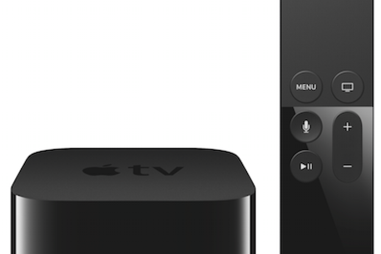The brand spankin' new Apple TV.