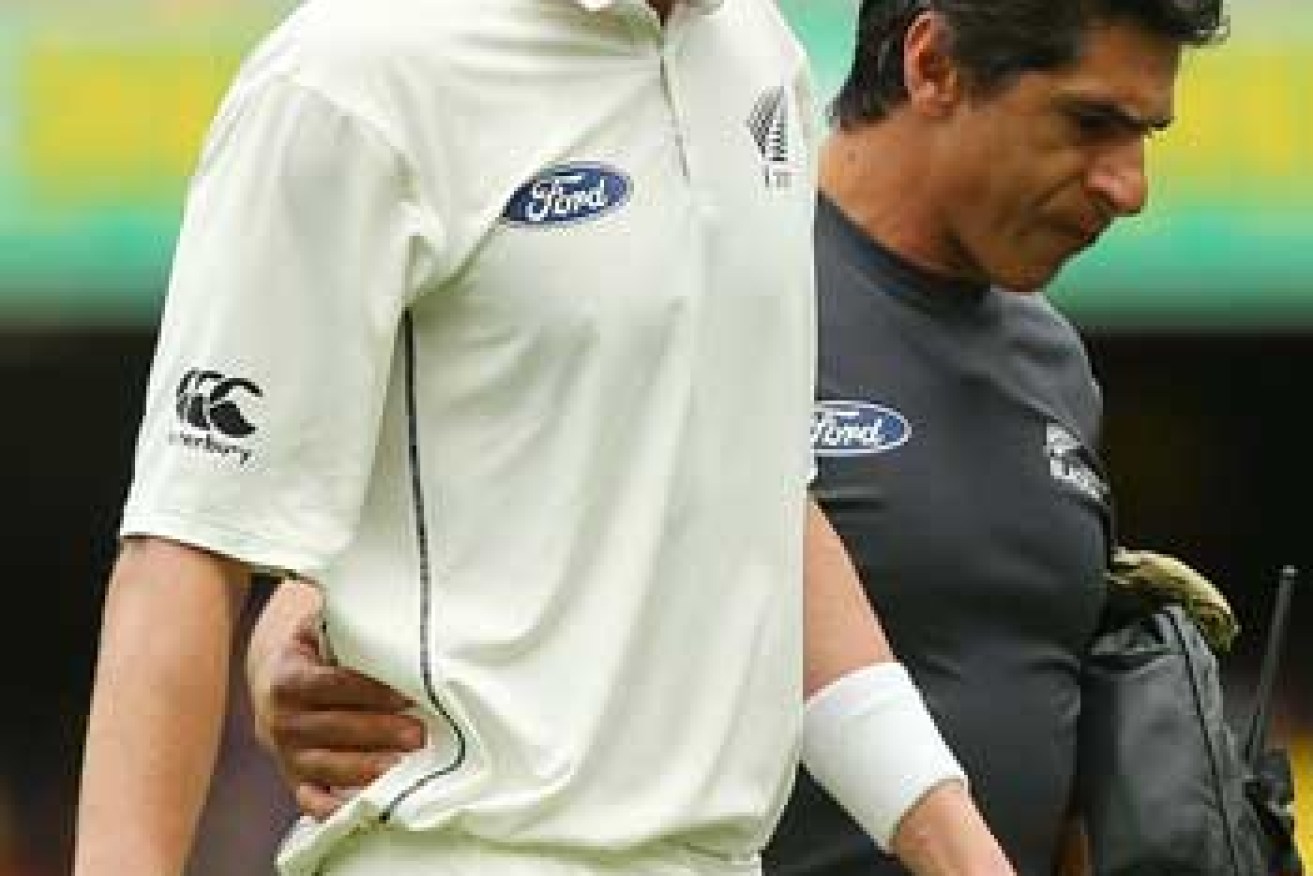 Tim Southee is struggling with a back complaint ahead of the Perth Test. Photo: Getty
