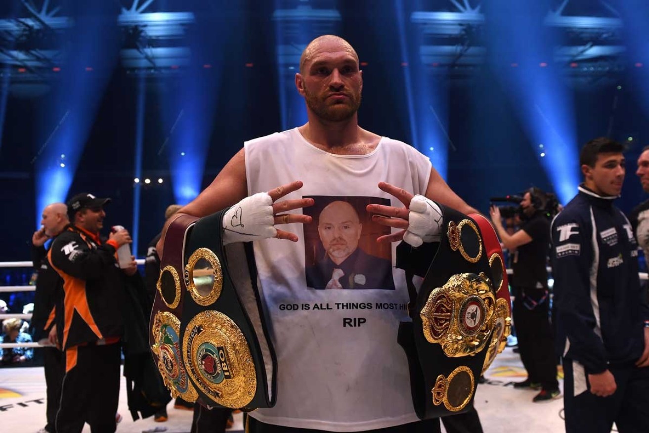 Retired .. three hours later, not retired. Heavyweight world boxing champion Tyson Fury appears to be unwell.