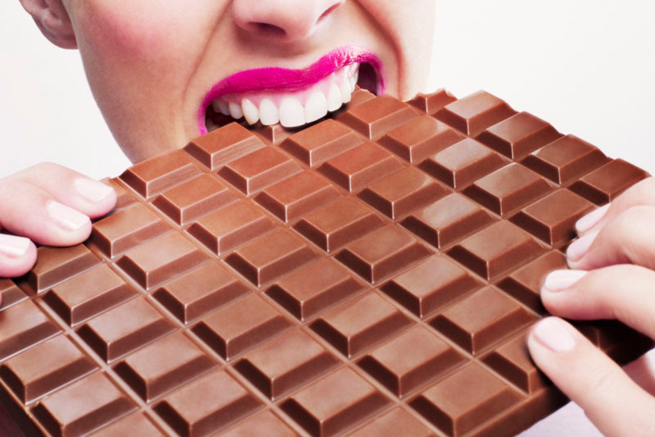 The ACT Government deems chocolate a so-called "red food" item.