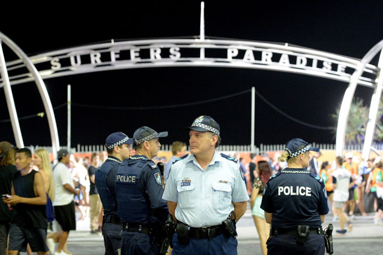 Police have been out in force on the Gold Coast. Photo: Getty