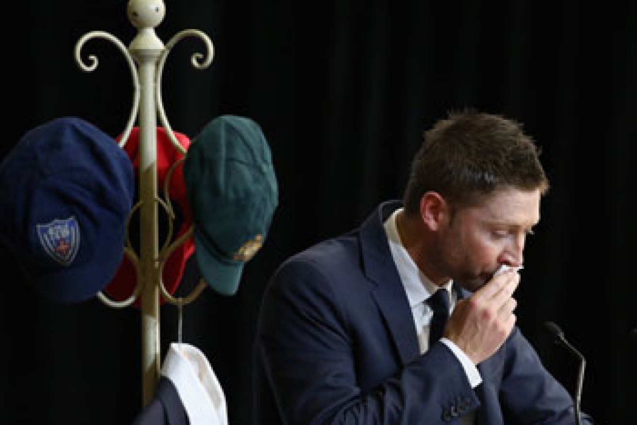 Clarke spoke of losing his 'little brother'. Photo: Getty