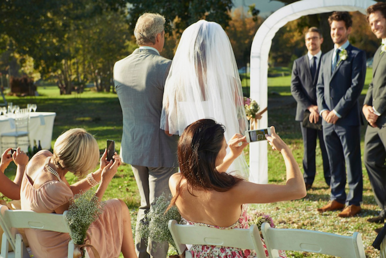 Don't ruin a special moment with your iPhone. Photo: Getty
