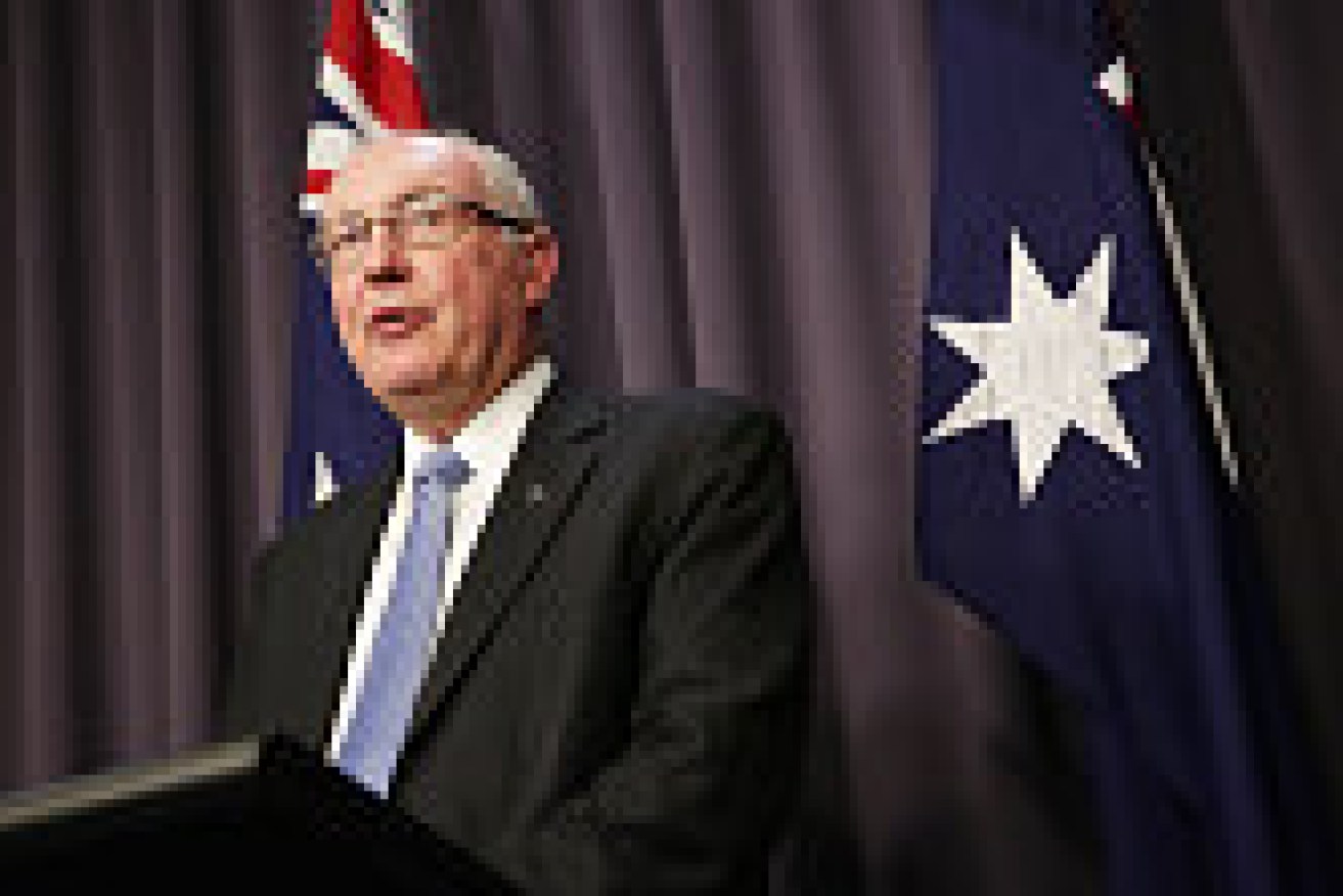 CANBERRA, AUSTRALIA - SEPTEMBER 14:  Deputy Prime Minister Warren Truss speaks to the media during a press conference at Parliament House on September 14, 2015 in Canberra, Australia. Malcolm Turnbull announced this morning he would be challenging Tony Abbott for the Liberal Party leadership.  (Photo by Stefan Postles/Getty Images)