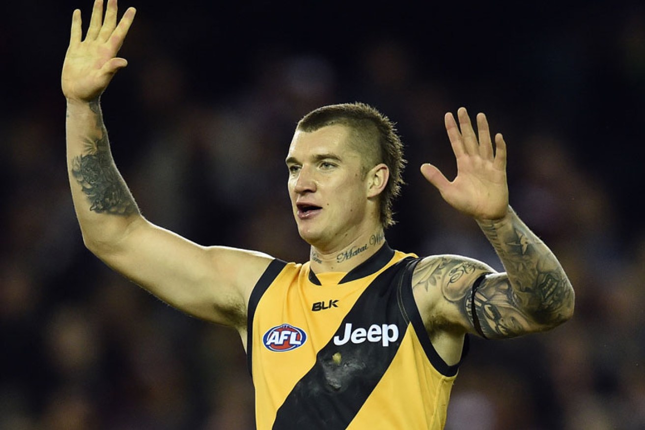 Richmond star Dustin Martin wants his dad back in the country.