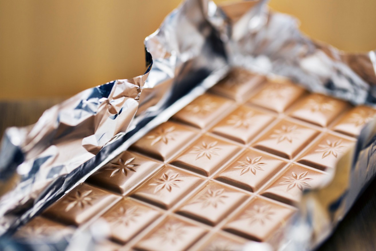 Even just unwrapping a chocolate bar before you eat it counts as a ritual. Photo: Getty