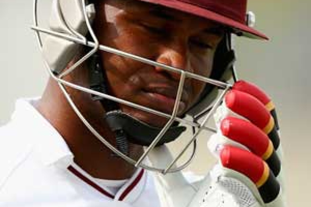 Marlon Samuels give the Windies some crucial x-factor. Photo: Getty