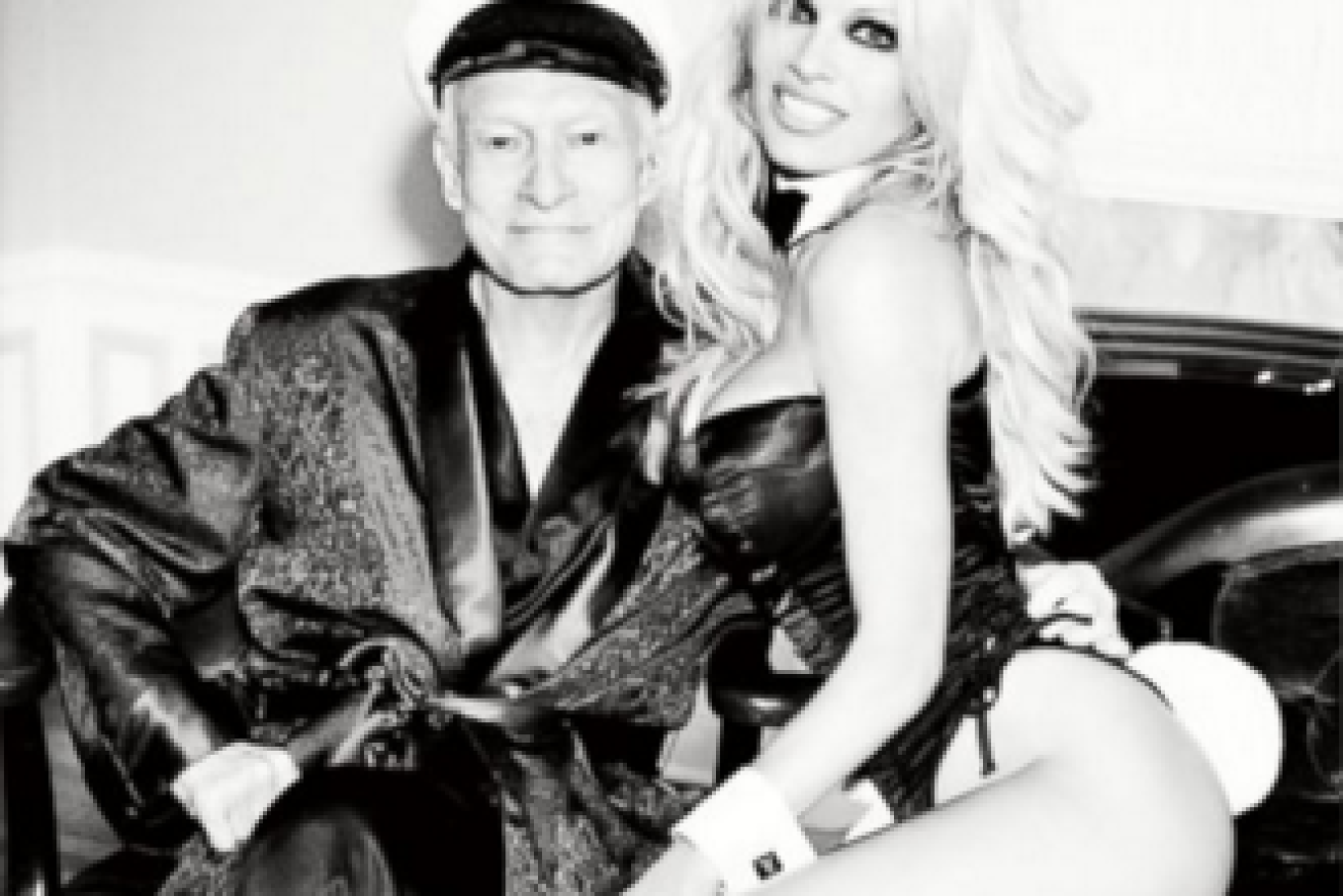 Anderson said her and Hef have shared "mutual respect" over the years. Photo: Playboy
