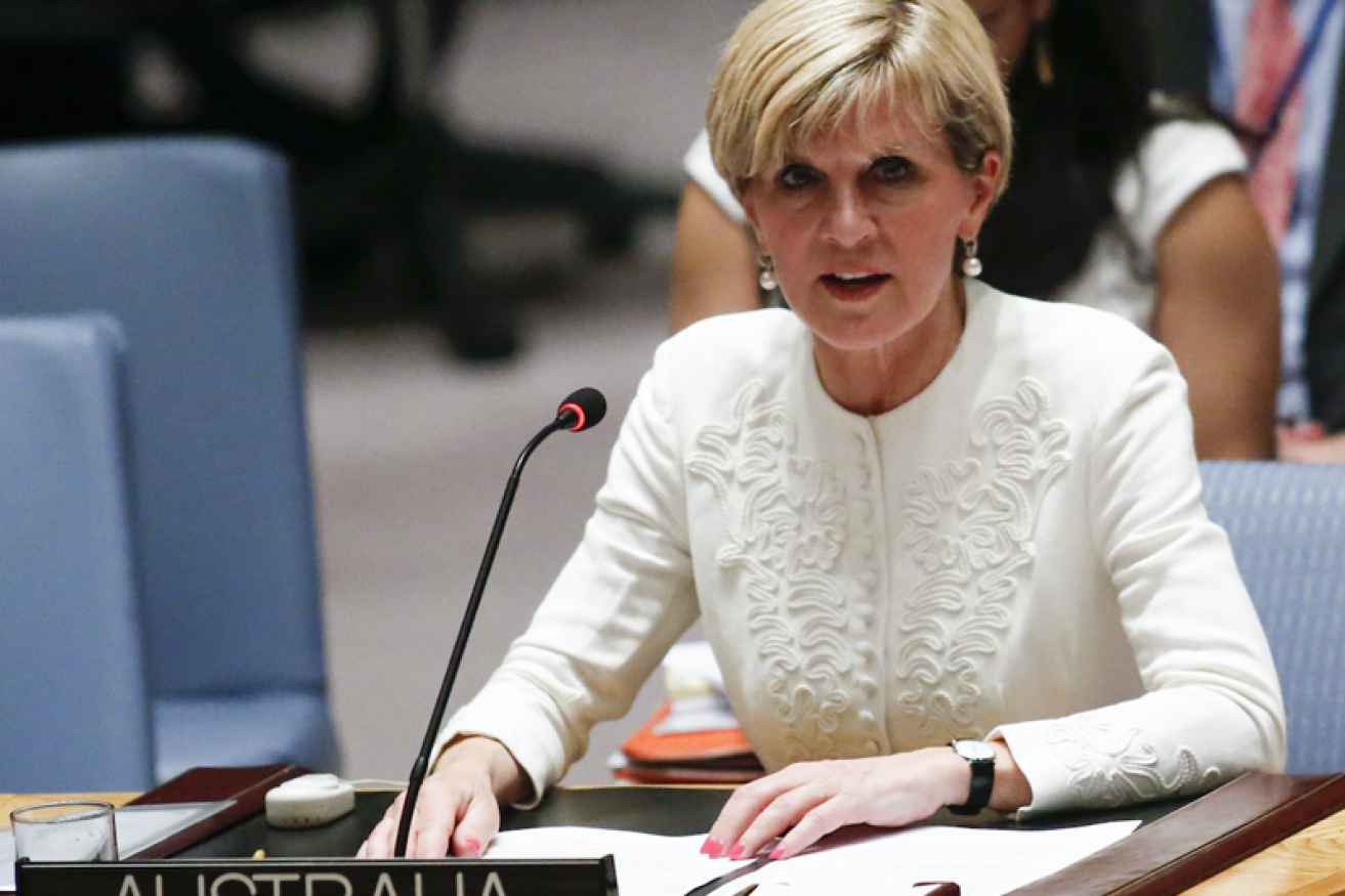 Bishop won't rule out UN-backed prosecution for the MH17 attackers. 