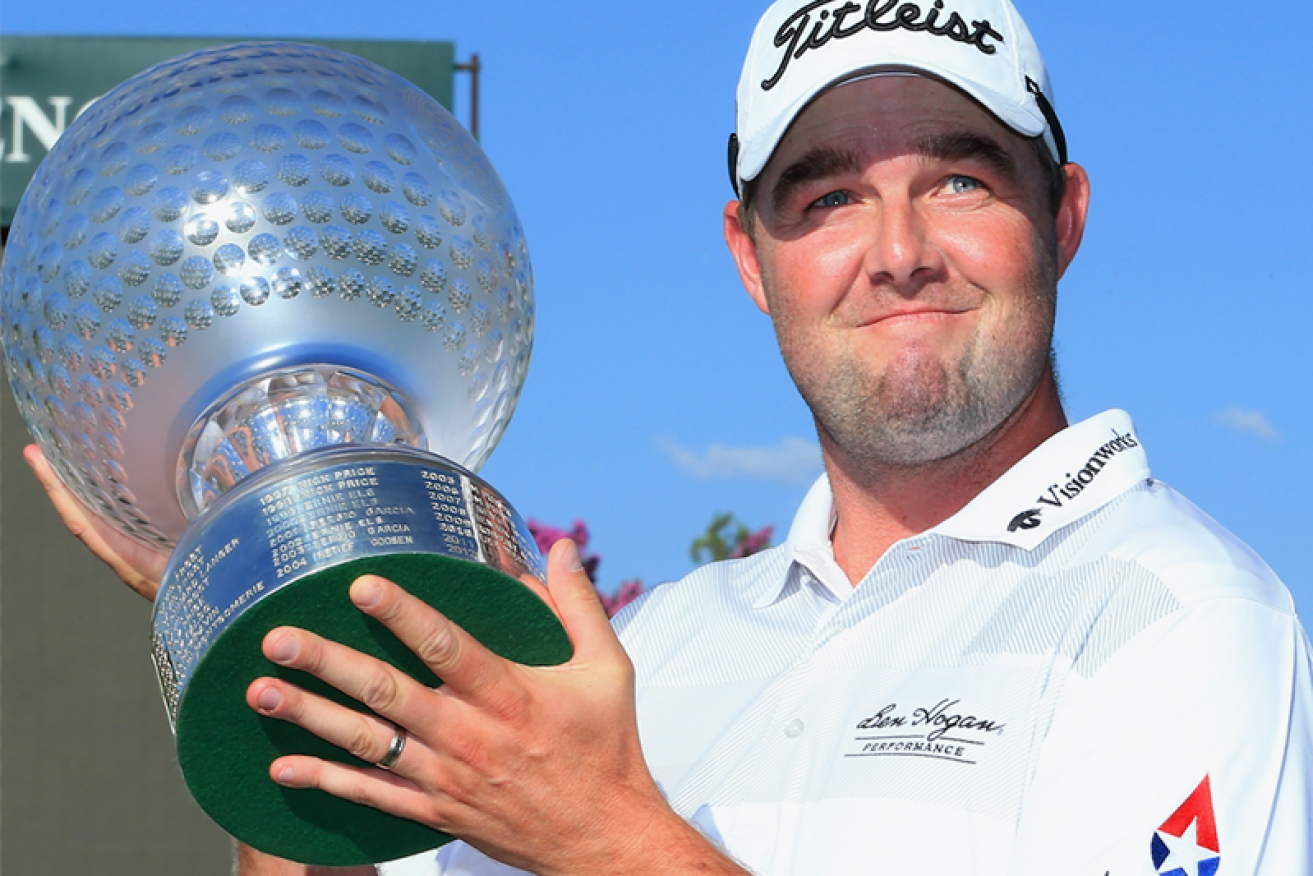 Marc Leishman's first reaction was to hug his children during the  missile-scare debacle.