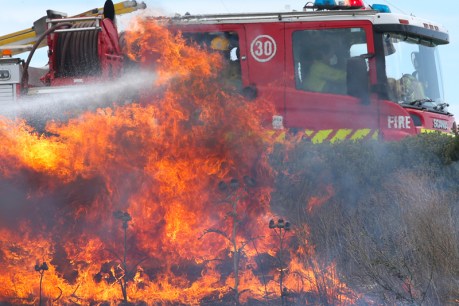 Man arrested over suspicious Vic fire