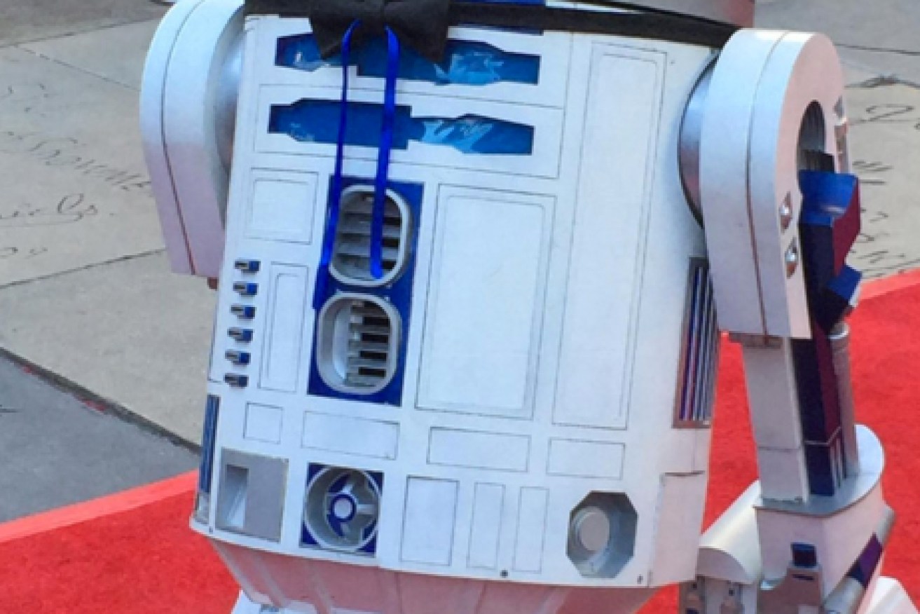 R2-D2: Baker pulled the levers.
Photo: Twitter