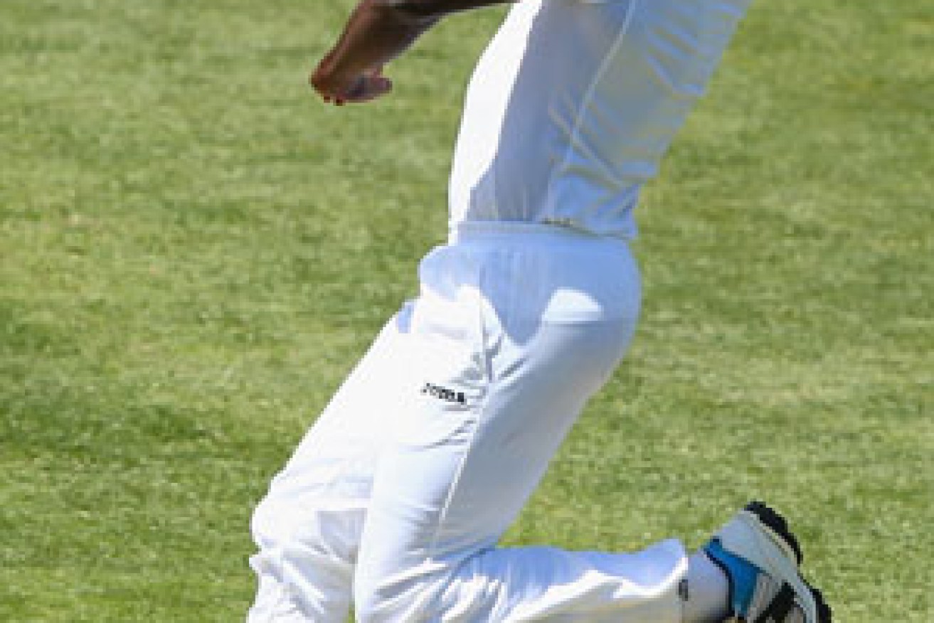 Jerome Taylor didn't take a wicket in the first Test. Photo: Getty