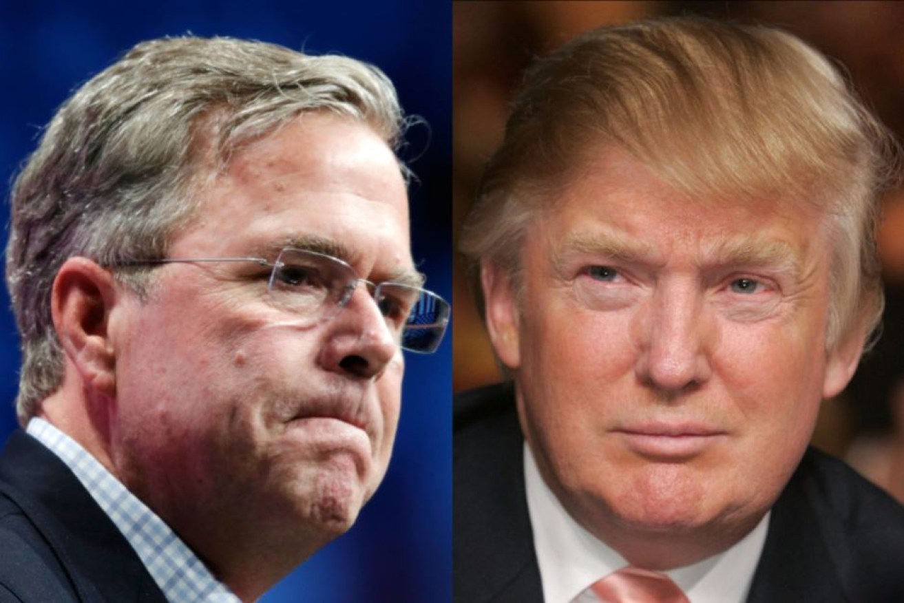 Jeb Bush says Trump was 'insulting his way into the White House'. Photo: ABC