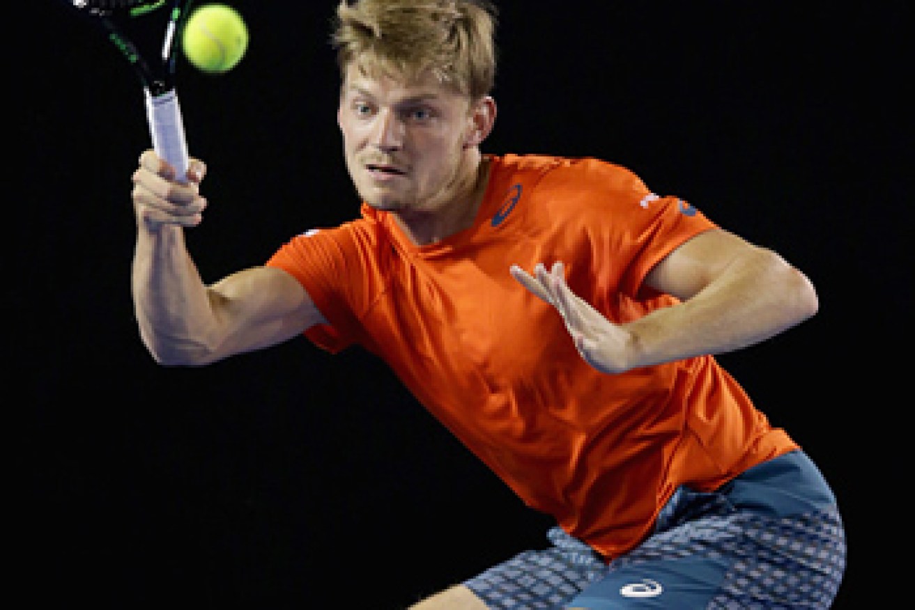 Goffin was no match for the Australian Open's third seed.