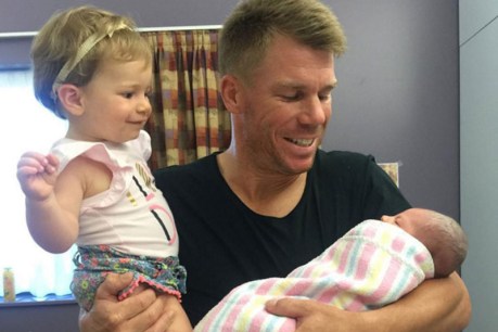 David Warner raring to go after birth of daughter
