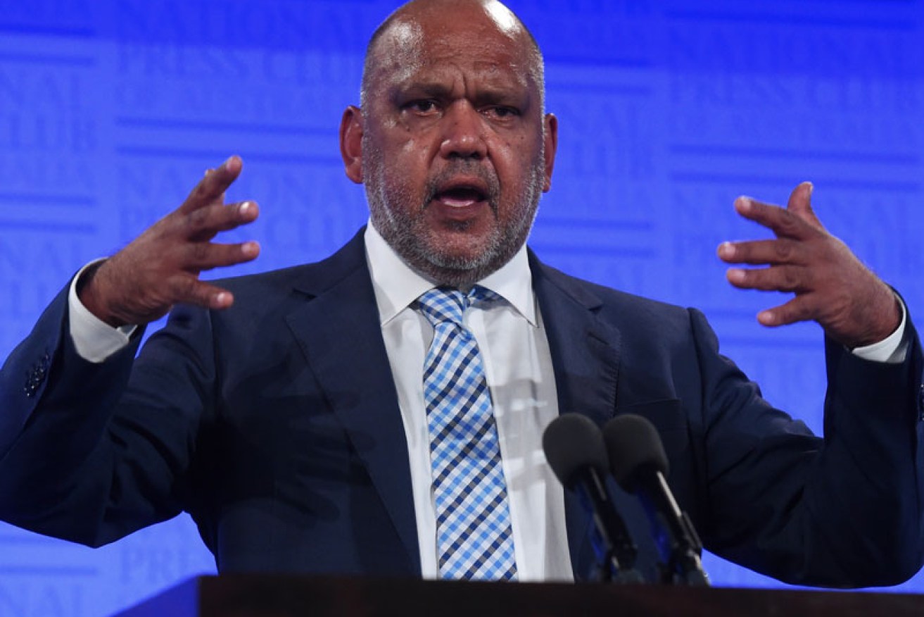 Noel Pearson has slammed the ABC at Paul Keating's biography launch. 