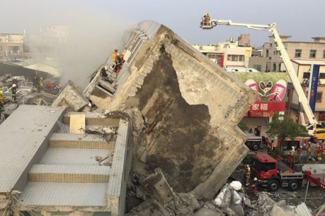 Search continues in Taiwan rubble