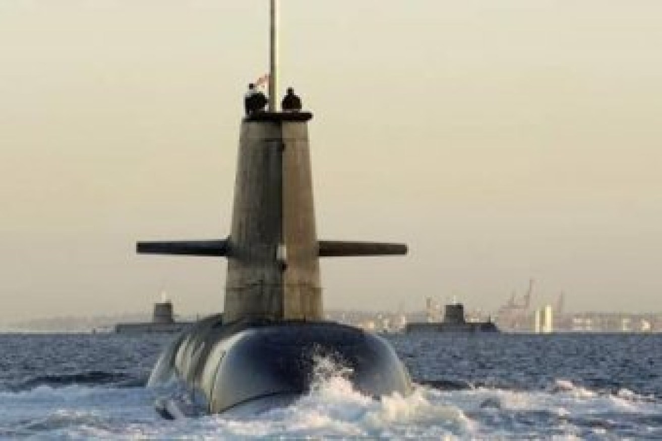 12 new submarines will be bought by Australia. Photo: ABC