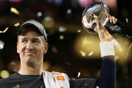 Manning leads Denver to Super Bowl victory