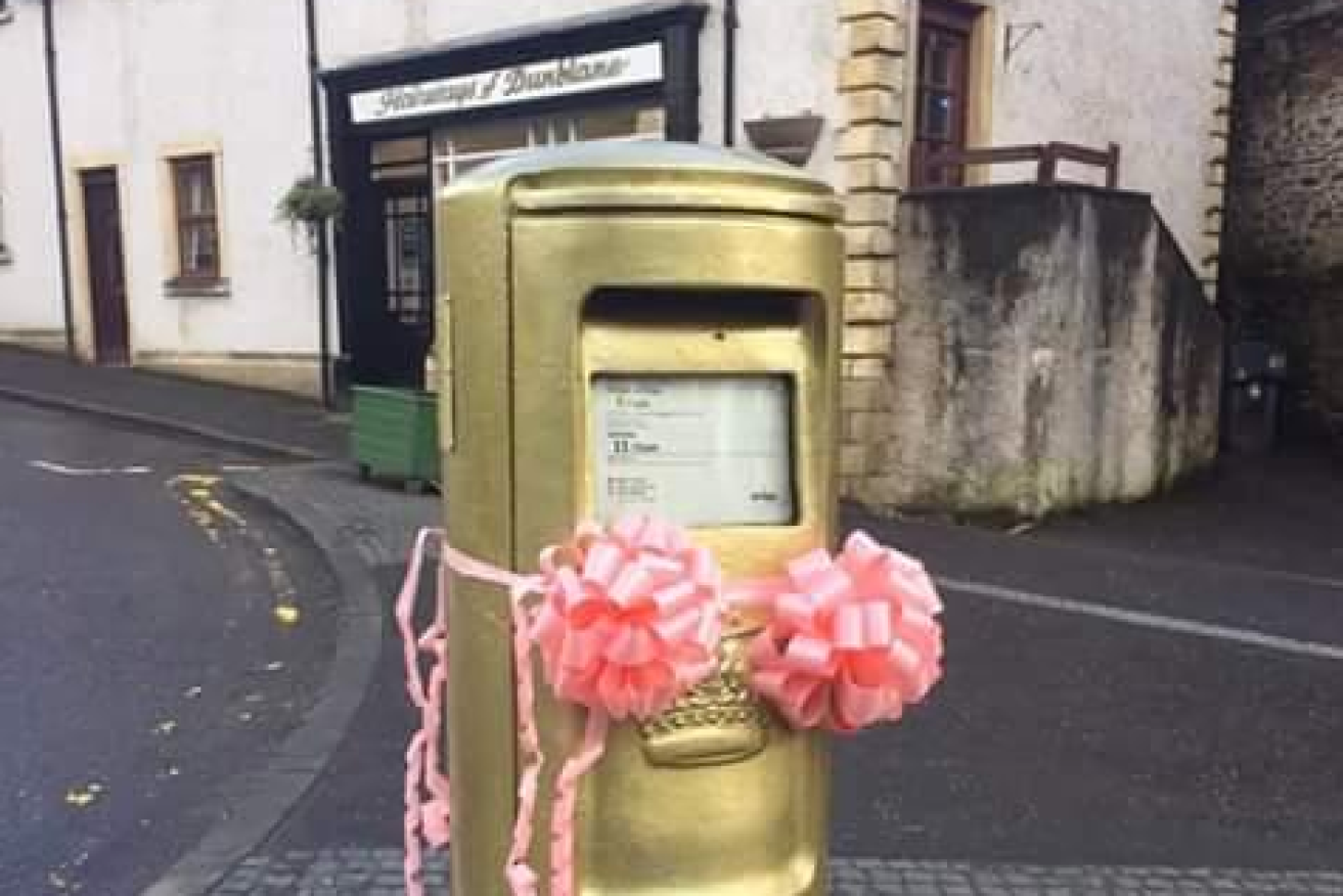 Murray and Sears' postbox in Dunblane. Photo: Twitter