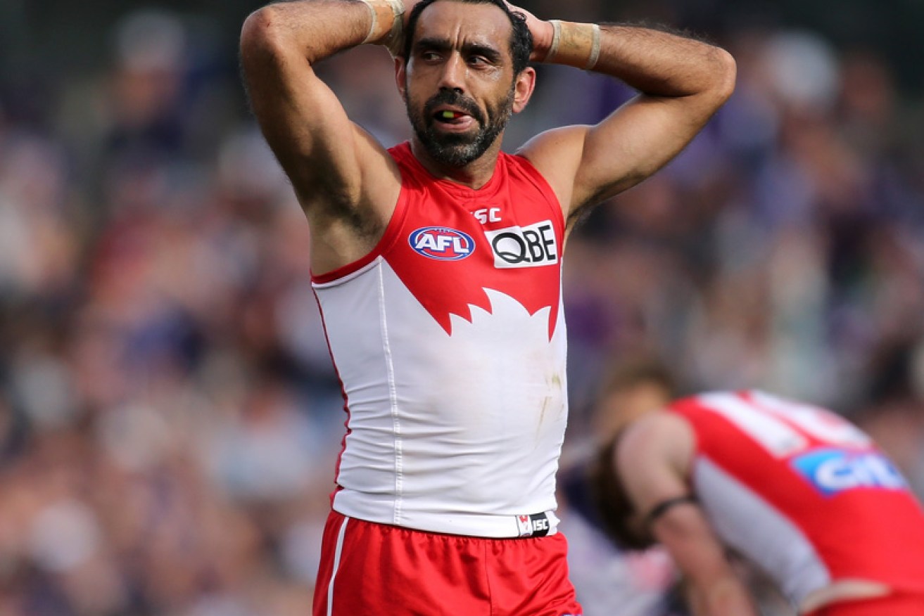 Adam Goodes was hounded from the game. 