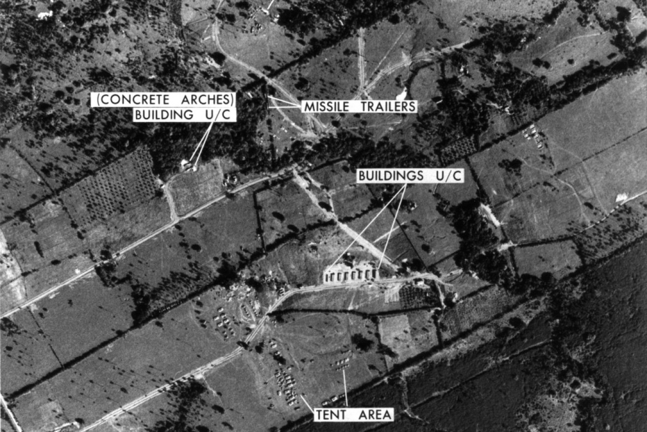 Intelligence photos from the Cuban Missile Crisis showed Soviet missiles in Cuba. Photo: Getty