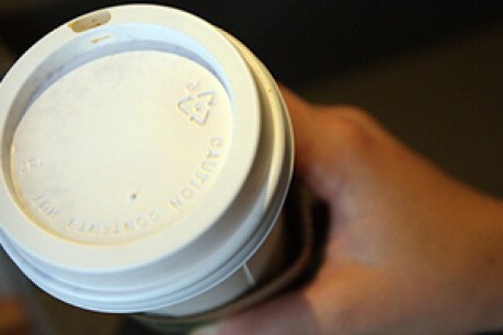 Takeaway coffee cups piling up in landfill