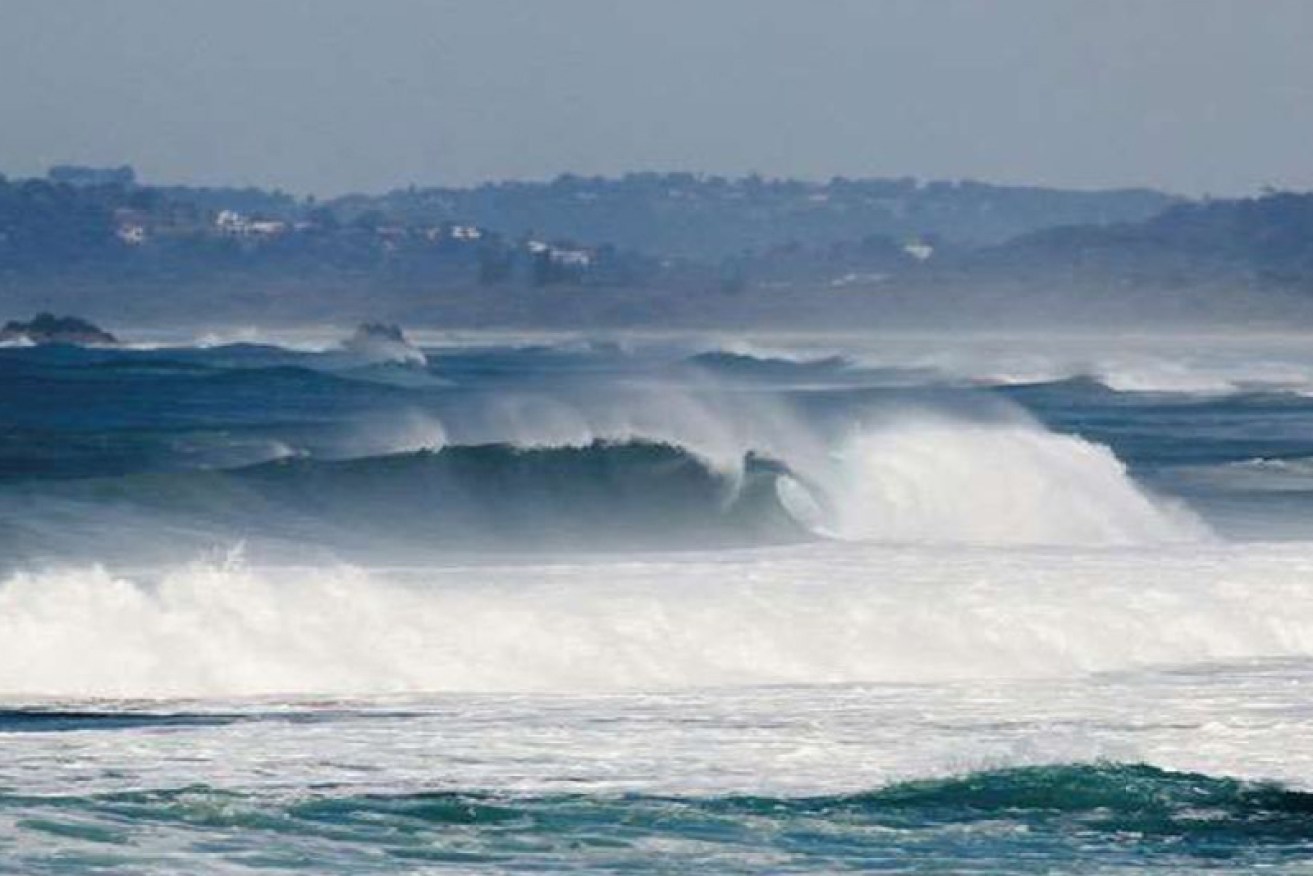 Expect big waves on  Queensland's southern beaches this week. 