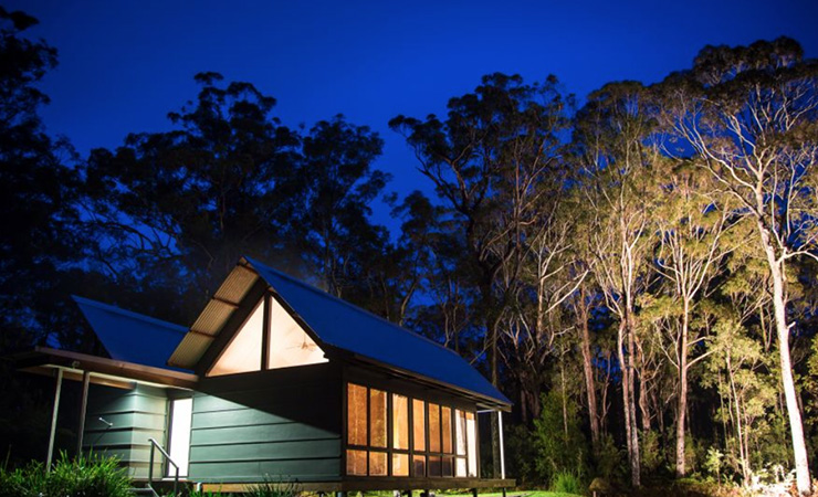 The Bower is set in amongst wildlife-filled bushland. Photo: Mark Berry/The Bower
