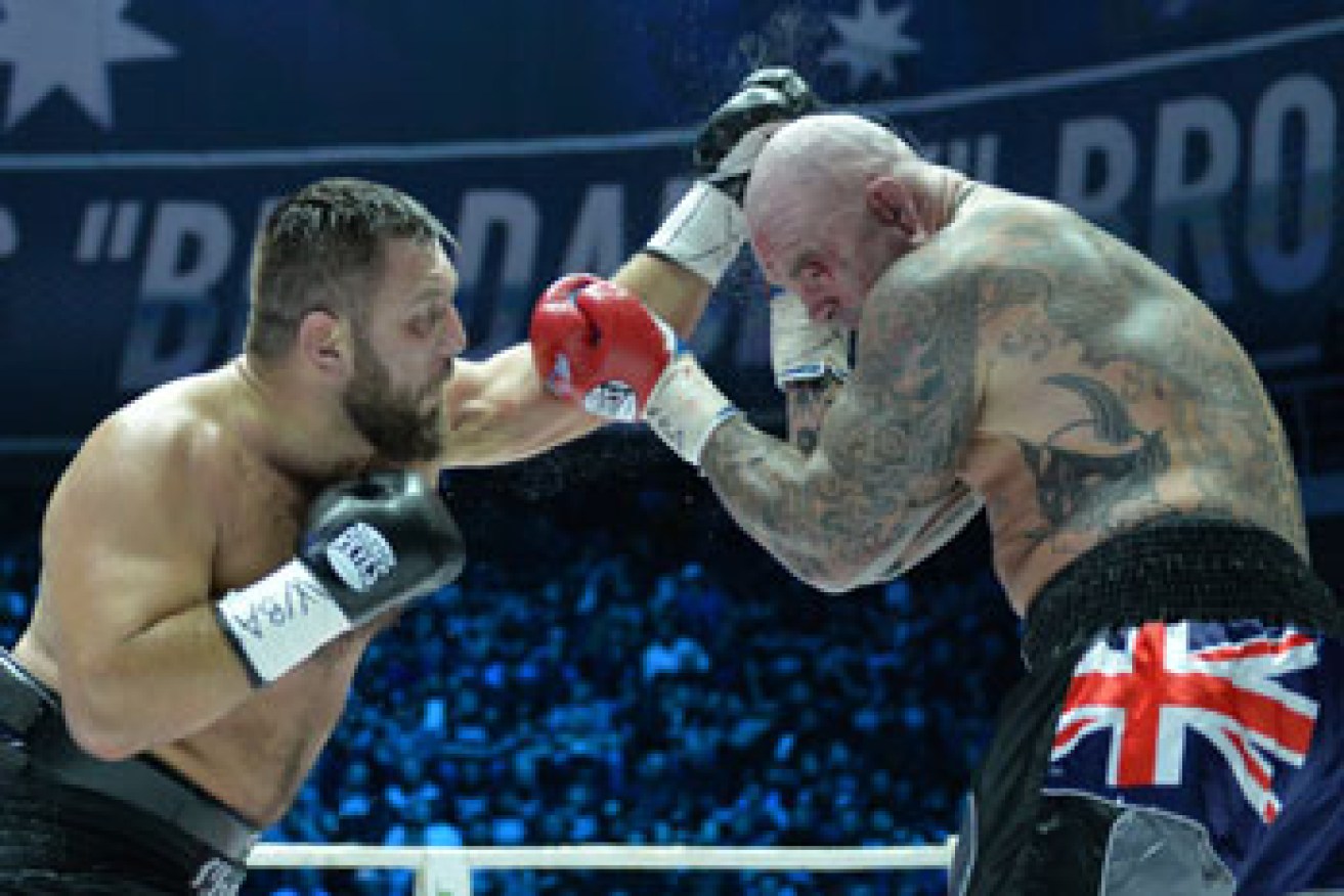Browne's performance against Chagaev was heroic. Photo: Getty