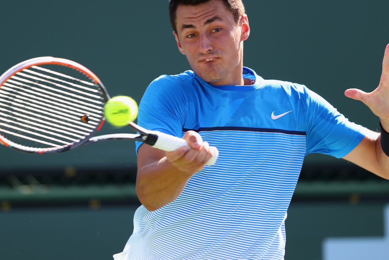 Tomic powered Photo: Getty