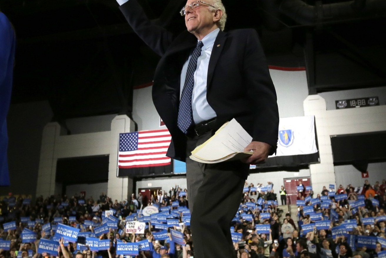 Young voters in the US have warmly embraced Bernie Sanders. Photo: AAP