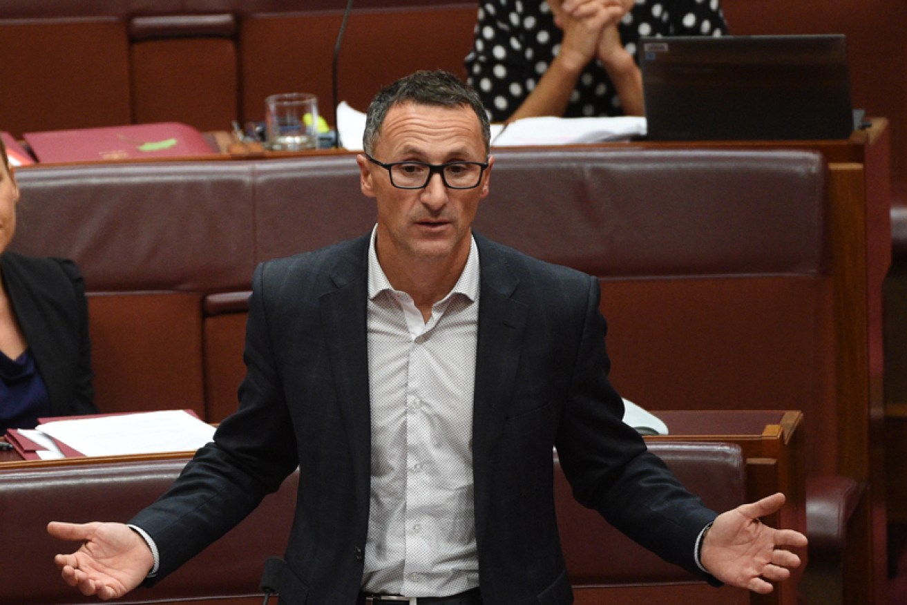 The government struck a deal with the Greens' leader Richard Di Natale. Photo: AAP