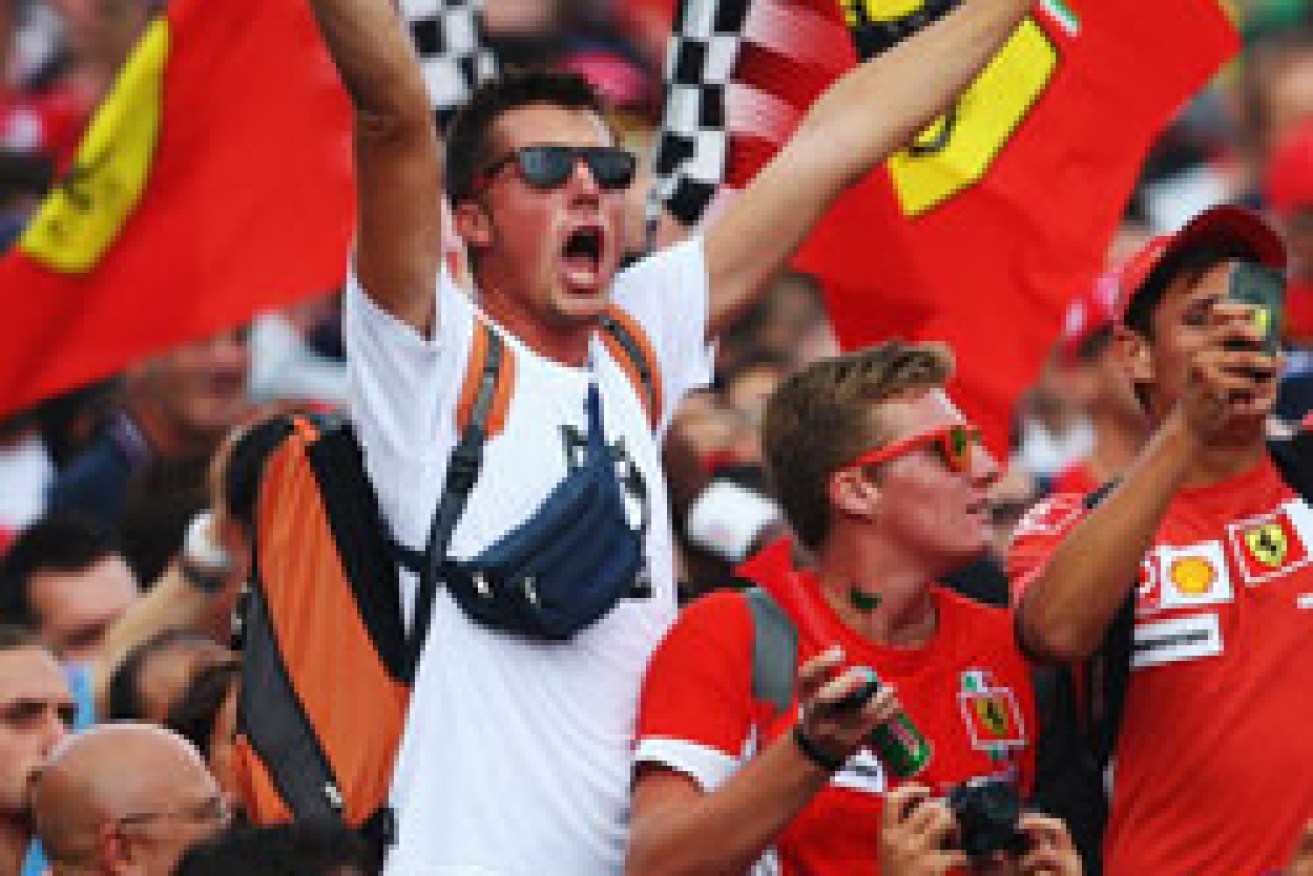 Most Formula One fans are men. Photo: Getty